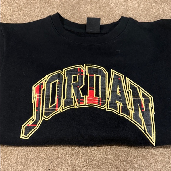 Jordan Navy Sweatshirt with Colorful Logo - Picture 5 of 6